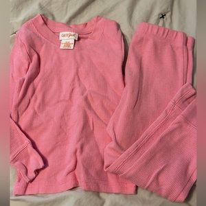 Toddler girls matching long sleeve shirt & legging set